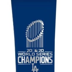 Great American Products Los Angeles Dodgers MLB 2020 World Series Champion 18 Oz. SKINNY Tumbler