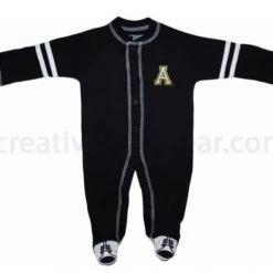 Creative Knitwear Appalachian State Mountaineer Sports Shoe Footed Romper