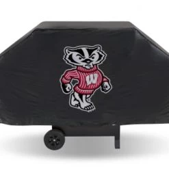 AtlanticCoastSports NCAA Winsconsin Economy Grill Cover(Black)