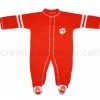 Creative Knitwear NCAA Clemson Tigers Sports Shoe Footed Romper