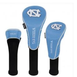 Wincraft NCAA North Carolina Tar Heels UNC Set Of 3 Golf Head Covers