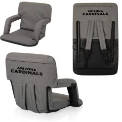 PICNIC TIME Arizona Cardinals Ventura Portable Reclining Stadium Seat ARIZONA CARDINALS.