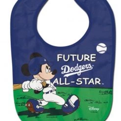 Wincraft Los Angeles Dodgers / Disney Mickey Mouse All Pro Baby Bib