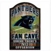 Wincraft Carolina Panthers Wood Sign 11" X 17" 1/4" Thick 1 Wincraft Carolina Panthers Wood Sign 11" X 17" 1/4" Thick