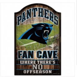 Wincraft Carolina Panthers Wood Sign 11" X 17" 1/4" Thick