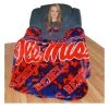 College Covers NCAA Ole Miss Rebels Huge Raschel Throw Blanket