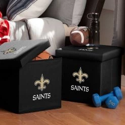 FRANKLIN New Orleans Saints NFL® Storage Ottoman