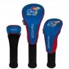 Wincraft NCAA Kansas Jayhawks 3 Set Golf Headcovers