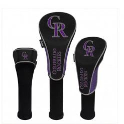 Wincraft Colorado Rockies Golf HeadCovers Set Of 3