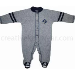 Creative Knitwear Notre Dame Fighting Irish Sports Shoe Footed Romper