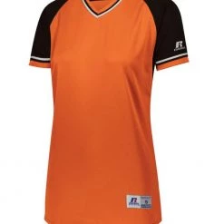 Russell Custom Printed Ladies Classic V-Neck Softball Jerseys NCAA 33 Russell Custom Printed Ladies Classic V-Neck Softball Jerseys NCAA