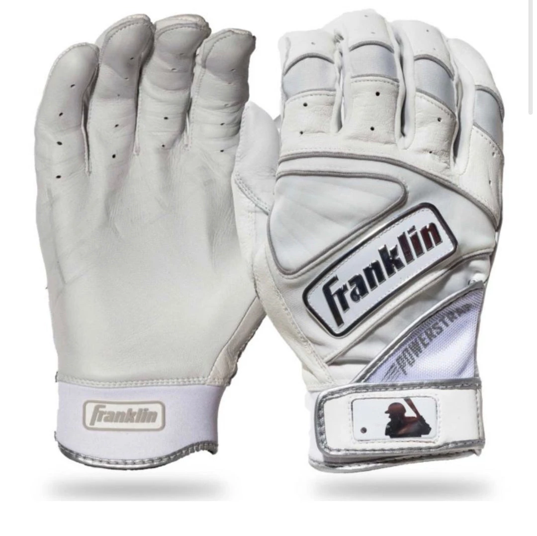 Powerstrap Franklin Chrome Batting Gloves 10 Powerstrap Franklin Chrome Batting Gloves