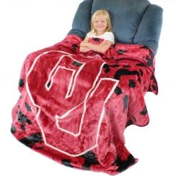 College Covers NCAA Oklahoma Sooners Huge Raschel Throw Blanket