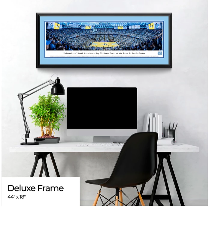 Blakeway North Carolina Tar Heels Basketball Panoramic Poster - Dean Smith Center NCAA 7 Blakeway North Carolina Tar Heels Basketball Panoramic Poster - Dean Smith Center NCAA