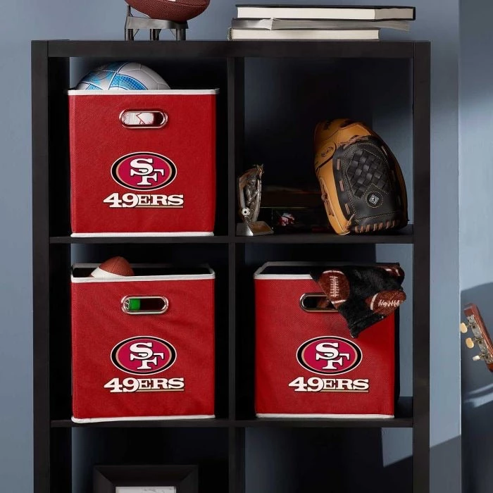 FRANKLIN San Francisco 49ers NFL® Collapsible Storage Bins 5 FRANKLIN San Francisco 49ers NFL® Collapsible Storage Bins
