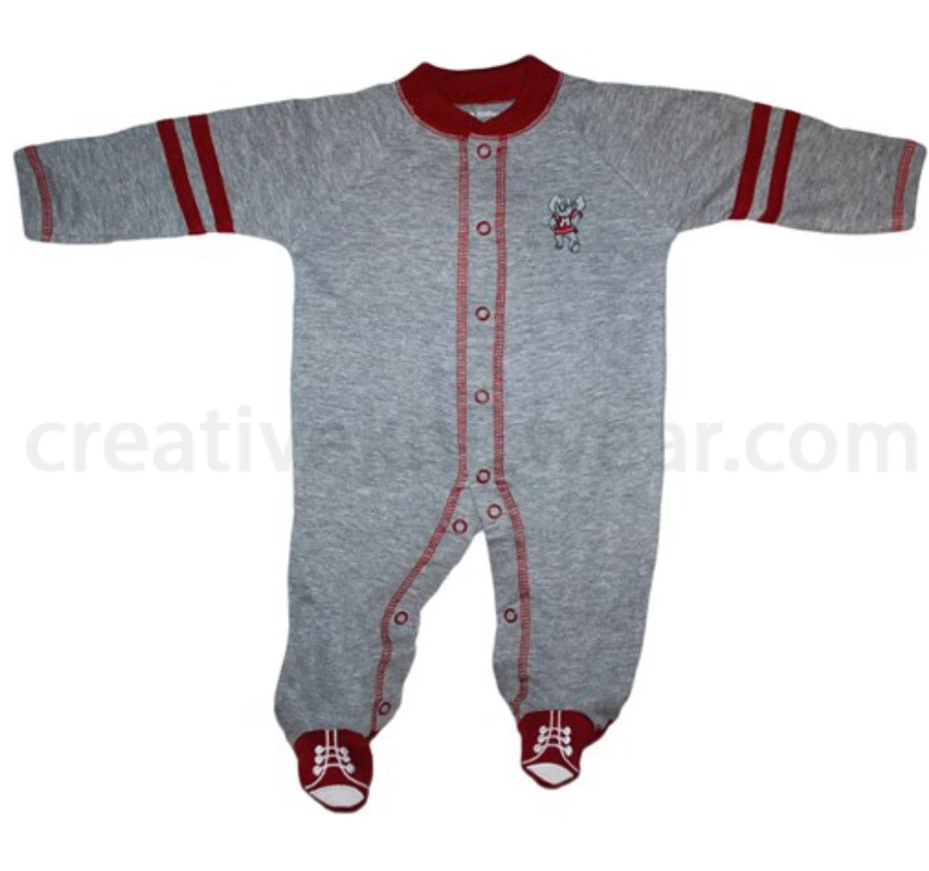 Creative Knitwear Alabama Crimson Tide Sports Shoe Footed Romper 5 Creative Knitwear Alabama Crimson Tide Sports Shoe Footed Romper