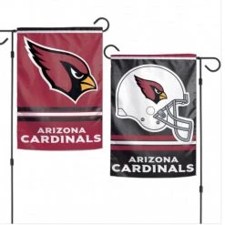 Wincraft Arizona Cardinals 2 Sided Garden Flag 12.5" X 18" ARIZONA CARDINALS.