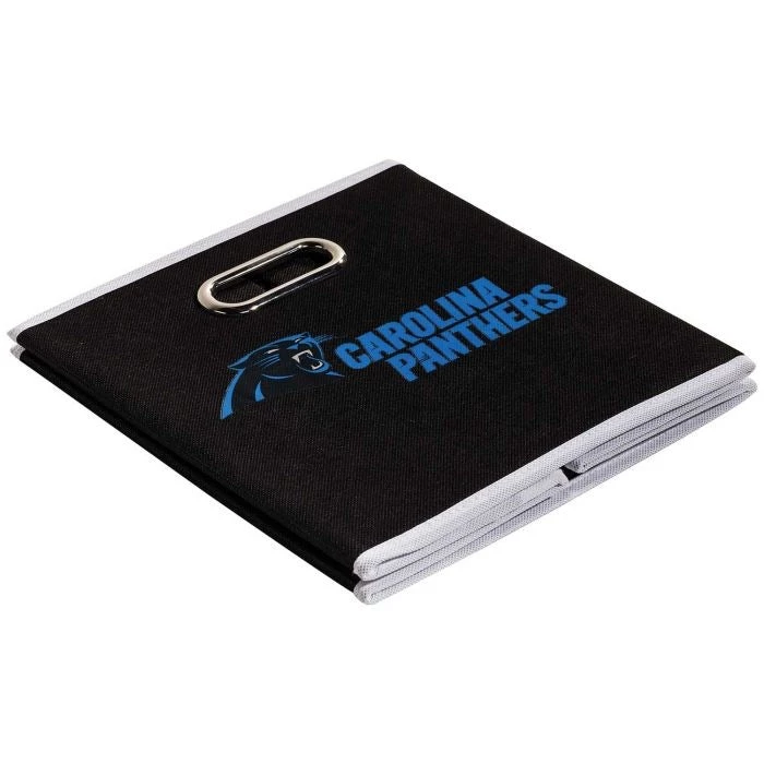 FRANKLIN Carolina Panthers NFL® Collapsible Storage Bins 4 FRANKLIN Carolina Panthers NFL® Collapsible Storage Bins