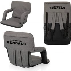 PICNIC TIME Cincinnati Bengals Ventura Portable Reclining Stadium Seat