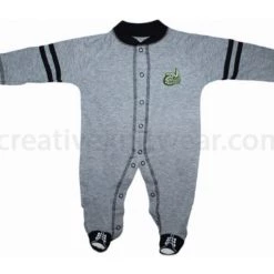 Creative Knitwear Charlotte 49ers Sports Shoe Footed Romper