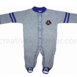 Creative Knitwear East Carolina Pirates Sports Shoe Footed Romper NCAA
