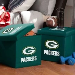 FRANKLIN Green Bay Packers NFL® Storage Ottoman