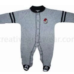 Creative Knitwear Georgia Bulldogs Sports Shoe Footed Romper