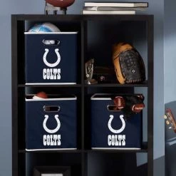 FRANKLIN Indianapolis Colts NFL® Collapsible Storage Bins 7 FRANKLIN Indianapolis Colts NFL® Collapsible Storage Bins