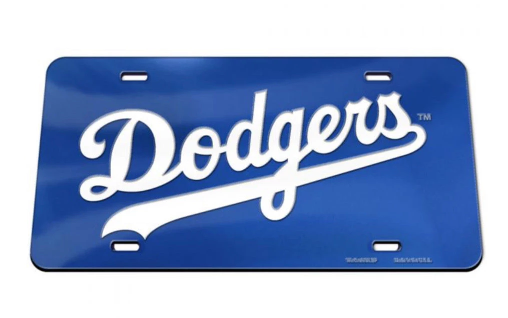 Wincraft Los Angeles Dodgers Acrylic LIcense Plate 3 Wincraft Los Angeles Dodgers Acrylic LIcense Plate
