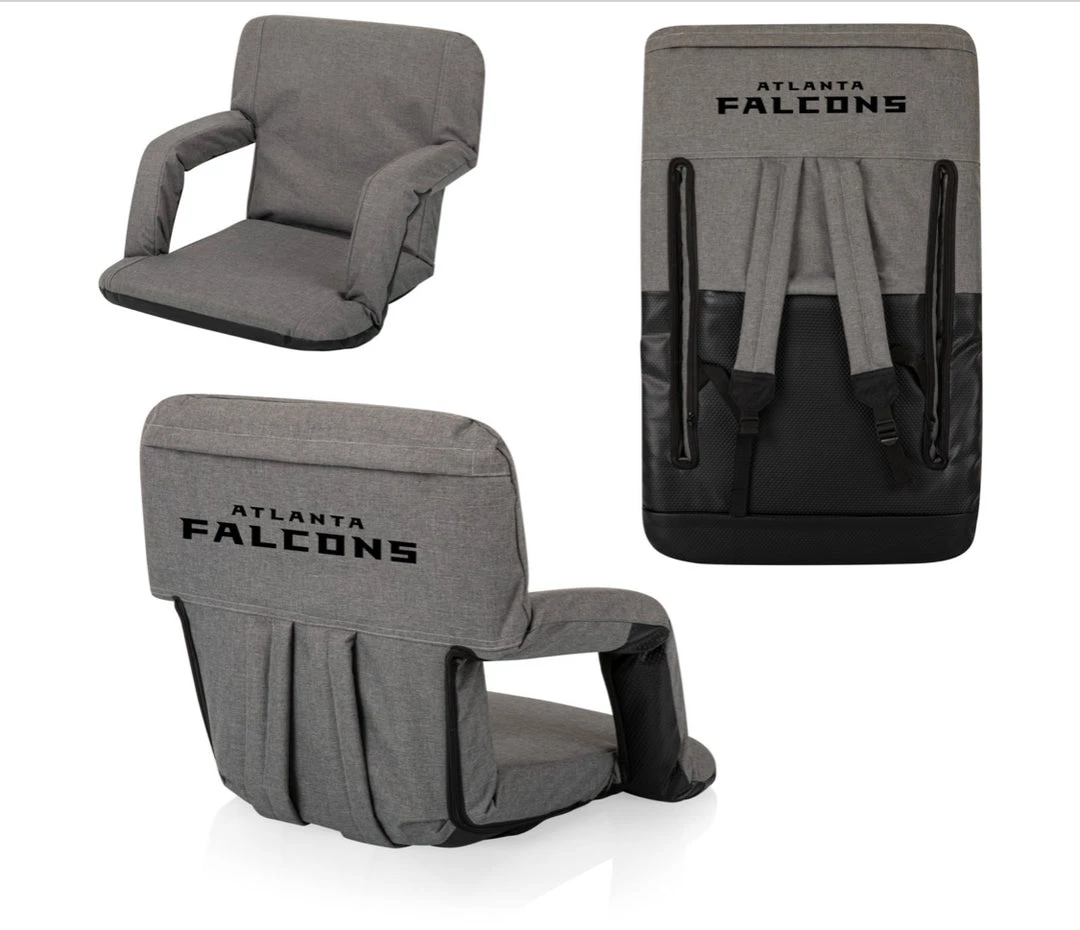 PICNIC TIME Atlanta Falcons Ventura Portable Reclining Stadium Seat 5 PICNIC TIME Atlanta Falcons Ventura Portable Reclining Stadium Seat