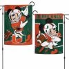 Wincraft Miami Hurricanes Mickey Mouse 2 Sided Garden Flag 12.5" X 18" NCAA
