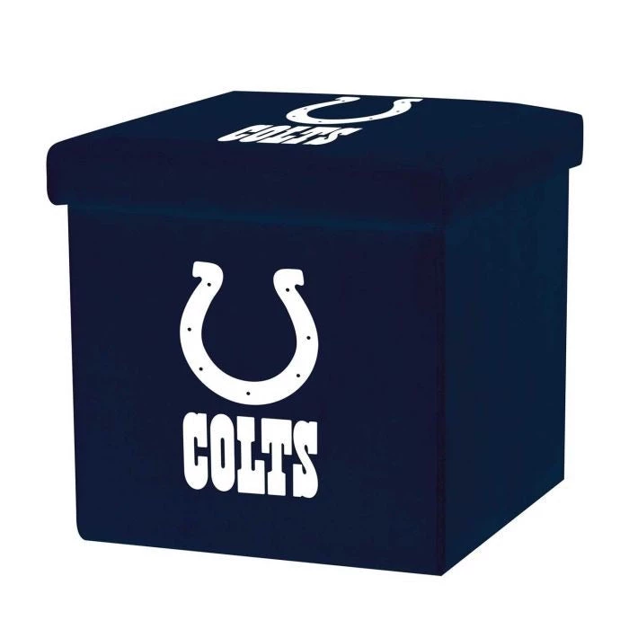 FRANKLIN Indianapolis Colts NFL® Storage Ottoman 4 FRANKLIN Indianapolis Colts NFL® Storage Ottoman