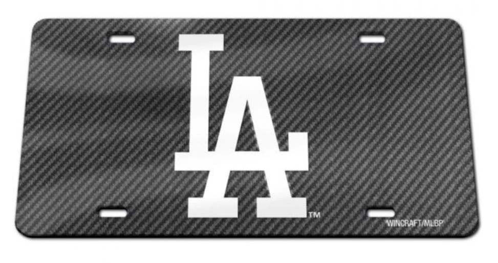 Wincraft Los Angeles Dodgers Acrylic LIcense Plate 3 Wincraft Los Angeles Dodgers Acrylic LIcense Plate