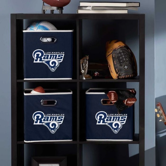 FRANKLIN LA Rams NFL® Collapsible Storage Bins LOS ANGELES RAMS 5 FRANKLIN LA Rams NFL® Collapsible Storage Bins LOS ANGELES RAMS