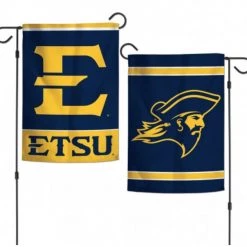 AtlanticCoastSports NCAA East Tennessee State 2 Sided Garden Flag 12.5" X 18"
