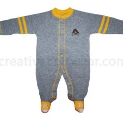 Creative Knitwear East Carolina Pirates Sports Shoe Footed Romper NCAA