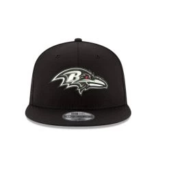 NEW ERA Baltimore Ravens Black On White 9Fifty Snapback