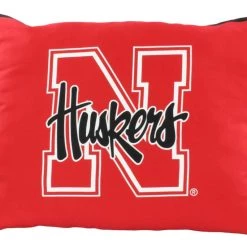 College Covers NCAA Nebraska Cornhuskers Fully Stuffed Big Logo Pillow