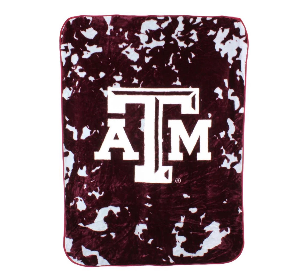 College Covers NCAA Texas A&M Aggies Huge Raschel Throw Blanket 4 College Covers NCAA Texas A&M Aggies Huge Raschel Throw Blanket