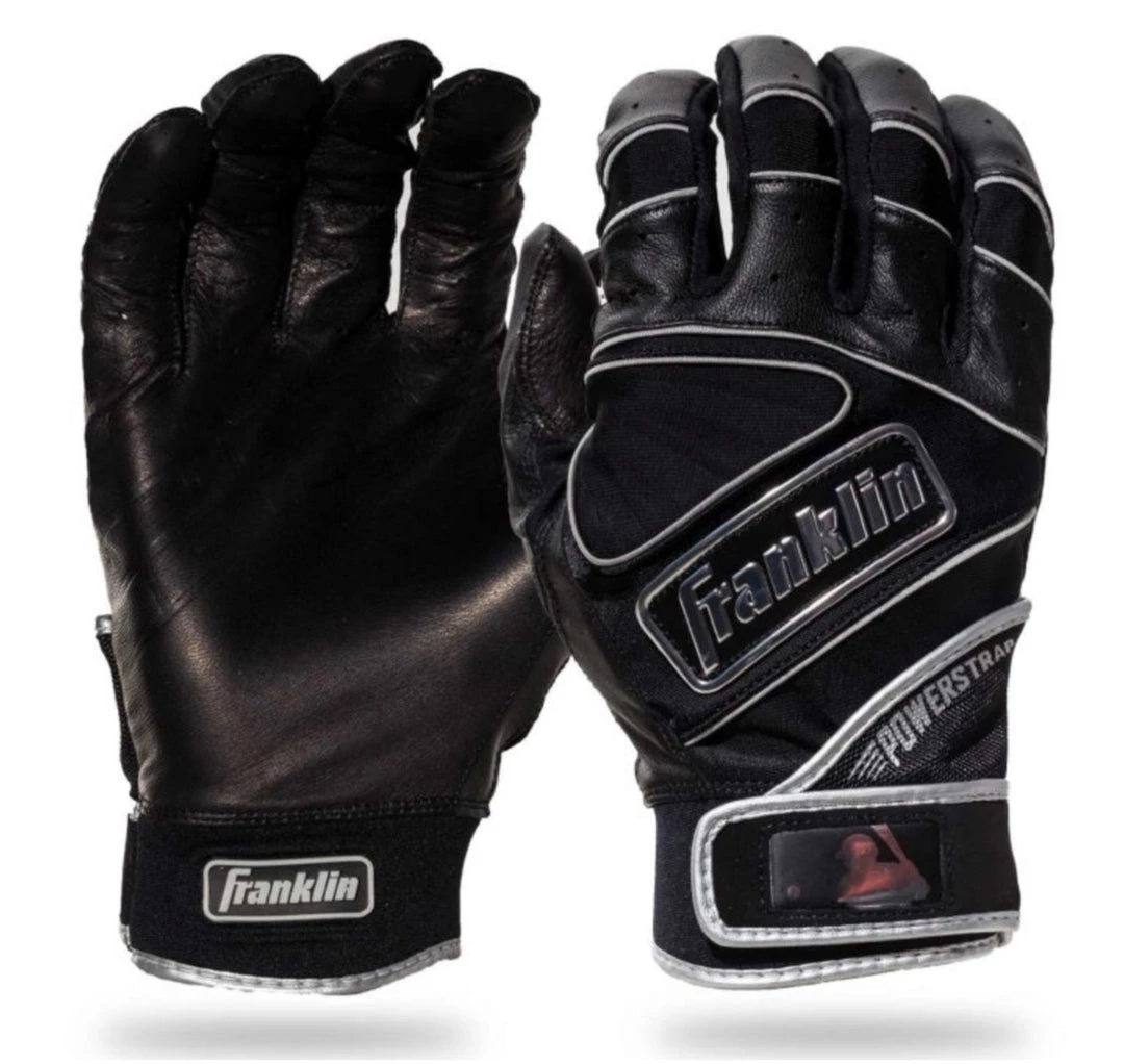 Powerstrap Franklin Chrome Batting Gloves 9 Powerstrap Franklin Chrome Batting Gloves