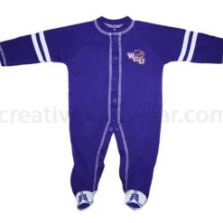 Creative Knitwear Western Carolina Catamounts Sports Shoe Footed Romper NCAA