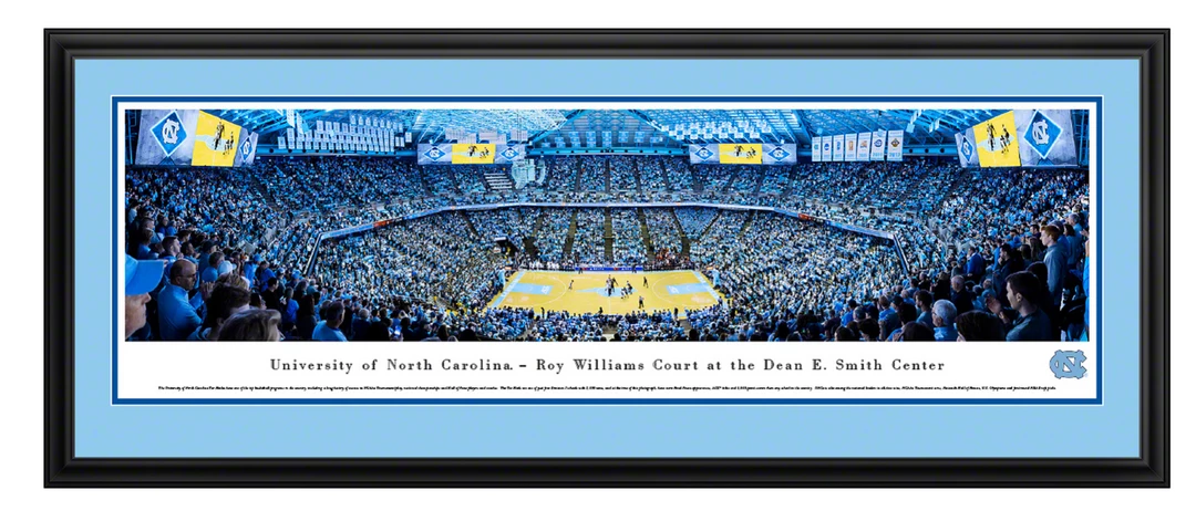 Blakeway North Carolina Tar Heels Basketball Panoramic Poster - Dean Smith Center NCAA 3 Blakeway North Carolina Tar Heels Basketball Panoramic Poster - Dean Smith Center NCAA