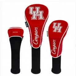 Wincraft Houston University Set Of 3 Golf Head Covers