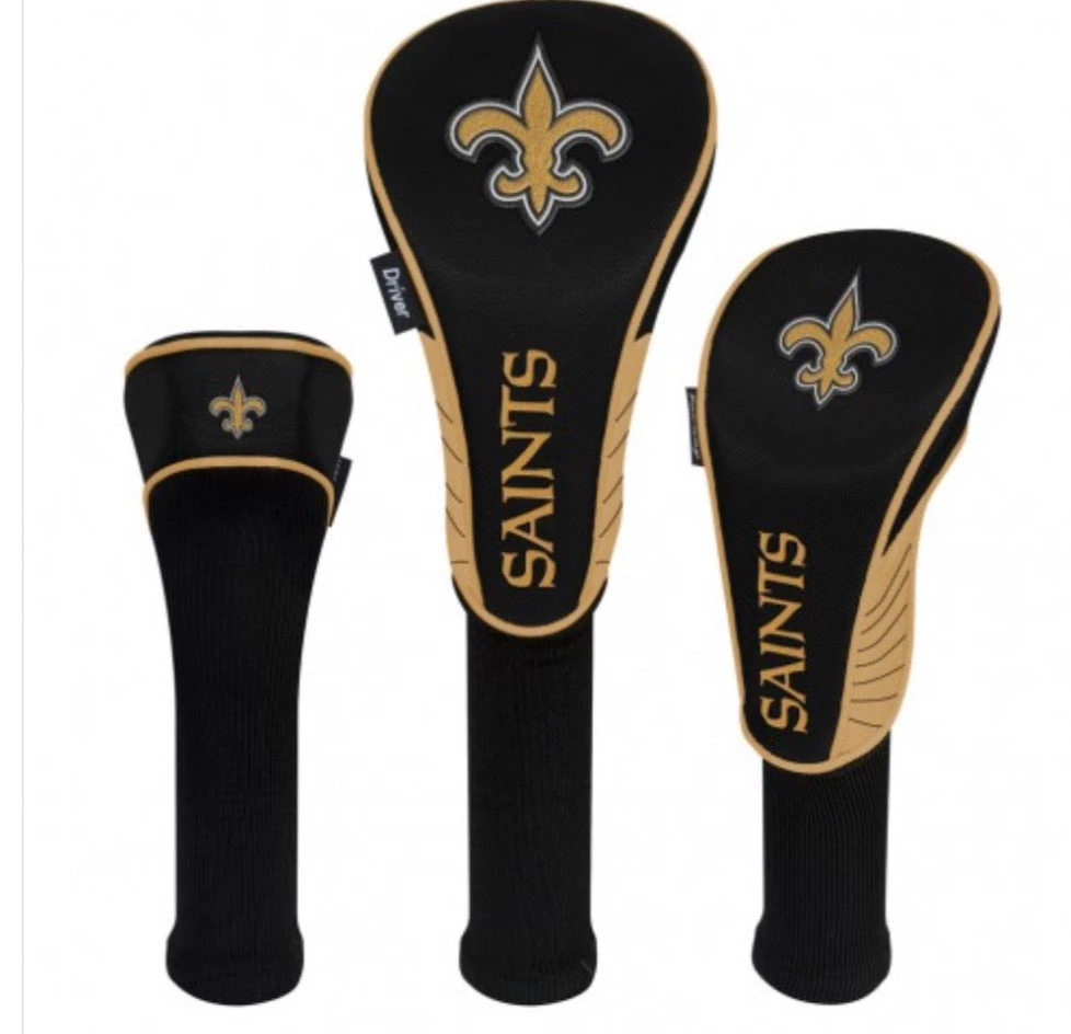 Wincraft New Orleans Saints Set Of 3 Headcovers 3 Wincraft New Orleans Saints Set Of 3 Headcovers