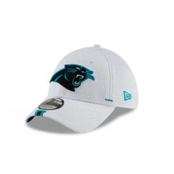 Carolina Panthers New Era 3930 White On Field Training Hat