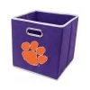 FRANKLIN Clemson Tigers Collapsible Storage Bins 2 FRANKLIN Clemson Tigers Collapsible Storage Bins