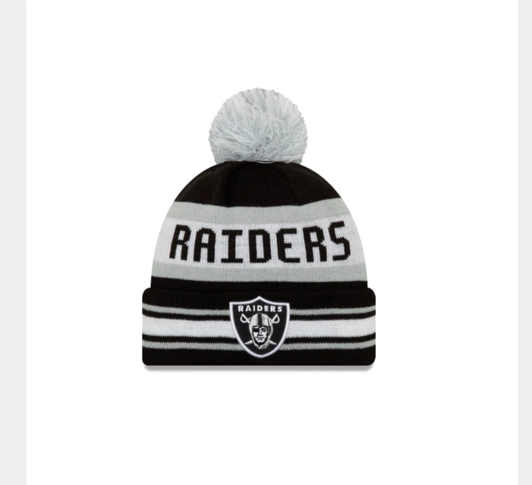 Las Vegas Raiders New Era The Jake Knit Beanie 3 Las Vegas Raiders New Era The Jake Knit Beanie