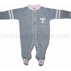 Creative Knitwear Tennessee Vols Sports Shoe Footed Romper
