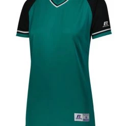 Russell Custom Printed Ladies Classic V-Neck Softball Jerseys NCAA 32 Russell Custom Printed Ladies Classic V-Neck Softball Jerseys NCAA