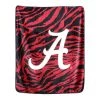 College Covers NCAA Alabama Crimson Tide Throw Blanket, 50" X 60" 1 College Covers NCAA Alabama Crimson Tide Throw Blanket, 50" X 60"